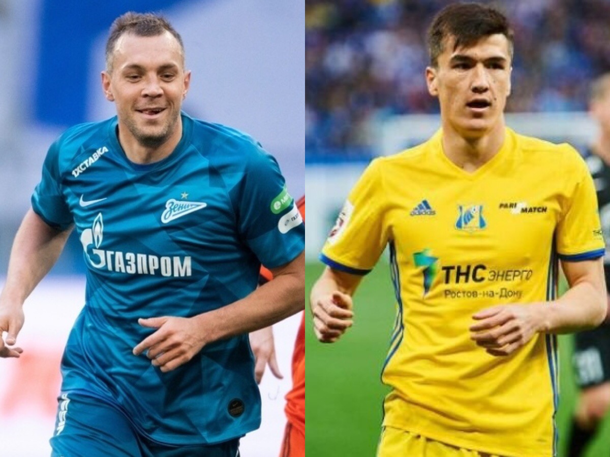 Артем Дзюба и Элдор Шомуродов. Коллаж